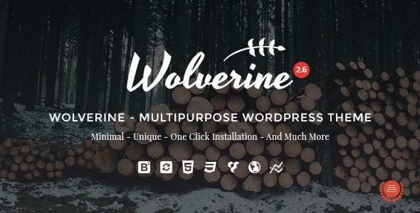 Tema Wolverine - Template WordPress