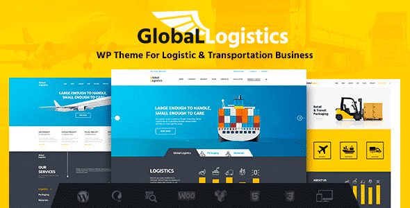 Tema Global Logistics - Template WordPress