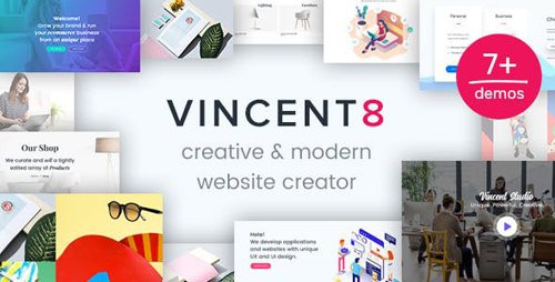 Tema Vincent Eight - Template WordPress