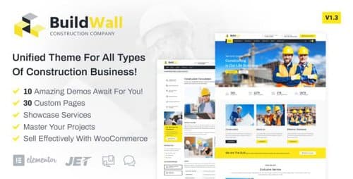 Tema BuildWall - Template WordPress