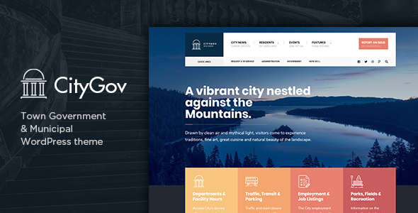 Tema CityGov Dannci - Template WordPress