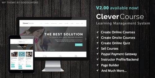Tema Clever Course - Template WordPress