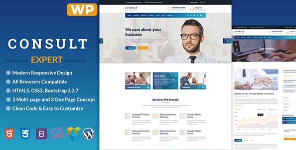 Tema Consult Expert - Template WordPress