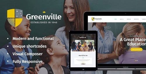Tema Greenville - Template WordPress