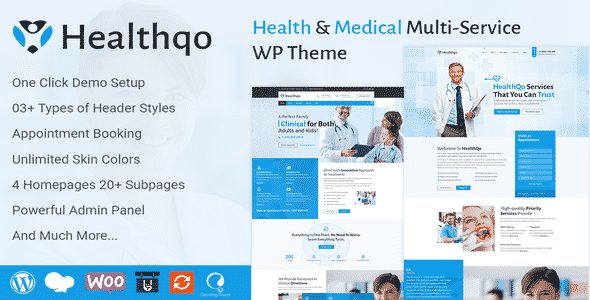 Tema Healthqo - Template WordPress