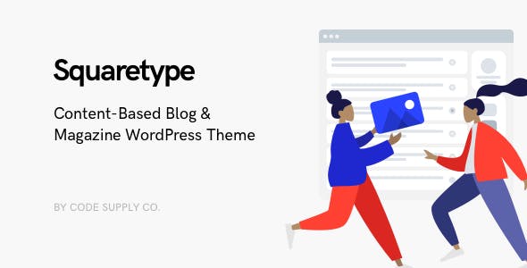 Tema SquareType - Template WordPress