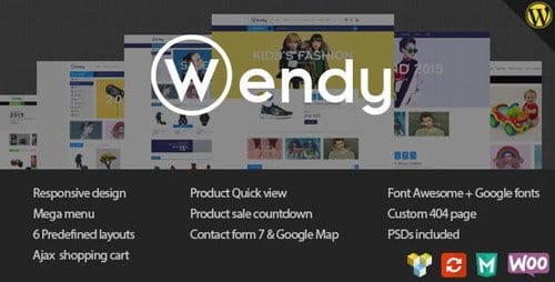 Tema Wendy - Template WordPress