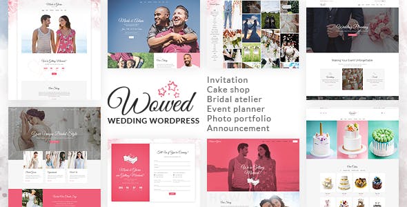 Tema Wowedding - Template WordPress