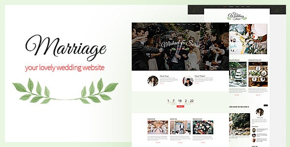 Tema Marriage - Template WordPress