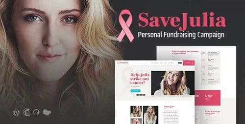 Tema Save Julia - Template WordPress
