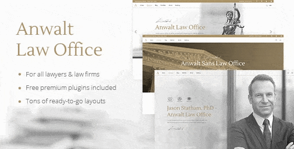 Tema Anwalt - Template WordPress