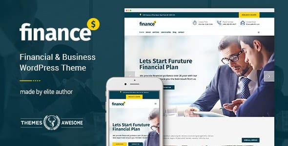 Tema Finance Themesawesome - Template WordPress