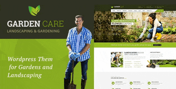 Tema Garden Care - Template WordPress