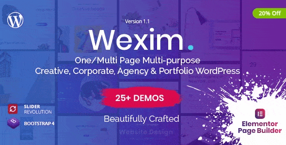 Tema Wexim - Template WordPress