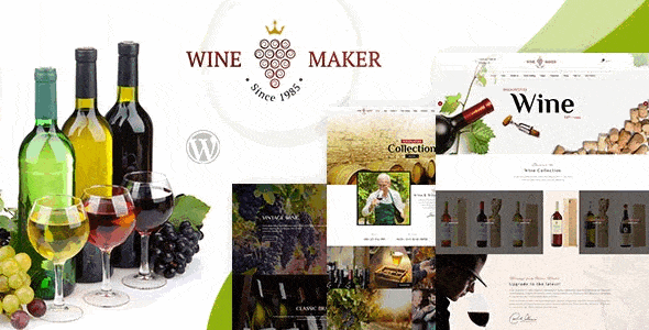Tema Wine maker - Template WordPress