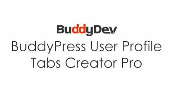 Plugin BuddyPress User Profile Tabs Creator Pro - WordPress