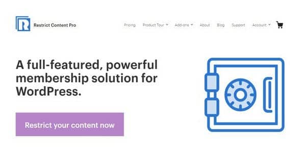 Plugin Restrict Content Pro - WordPress