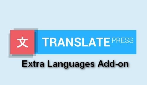 Plugin TranslatePress Extra Languages Add-on - Plugin WordPress