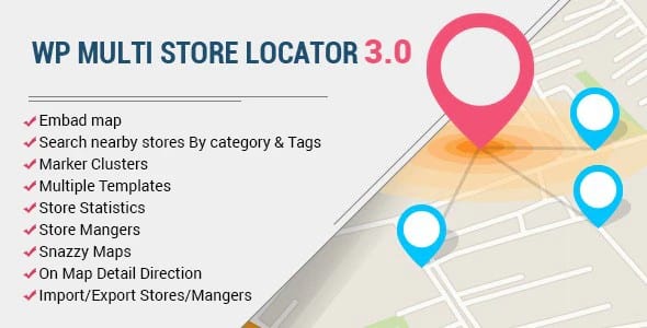 Plugin WP Multi Store Locator Pro - WordPress