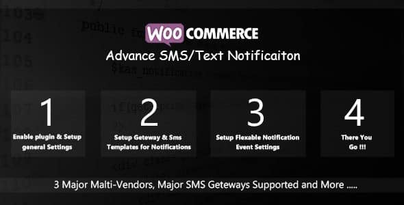 Plugin WooCommerce Advance SMS Text Notification - WordPress