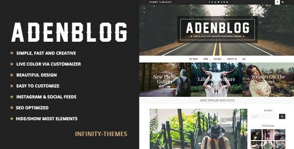 Tema Aden - Template WordPress