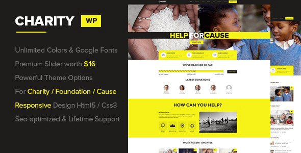 Tema Charity SkatDesign - Template WordPress
