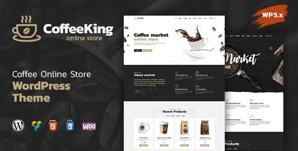 Tema CoffeeKing - Template WordPress