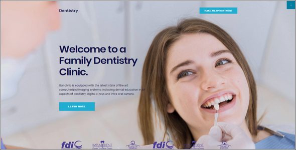 Tema Dentistry Elementor - Template WordPress