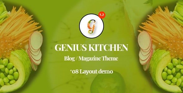 Tema Genius Kitchen - Template WordPress