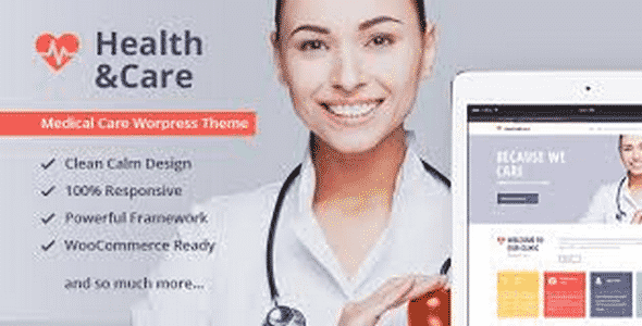 Tema Health and Care - Template WordPress