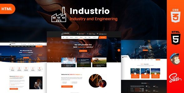 Tema Industrio - Template WordPress