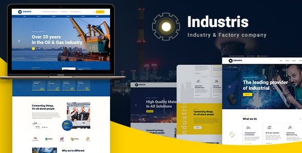 Tema Industris - Template WordPress