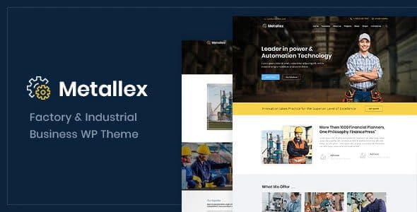 Tema Metallex - Template WordPress