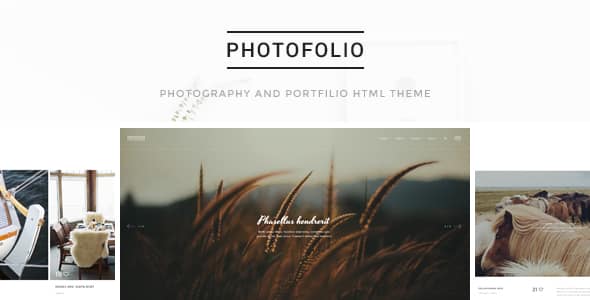 Tema Photofolio - Template WordPress