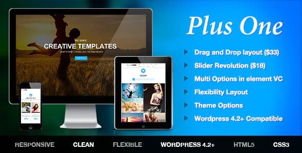 Tema Plus One - Template WordPress