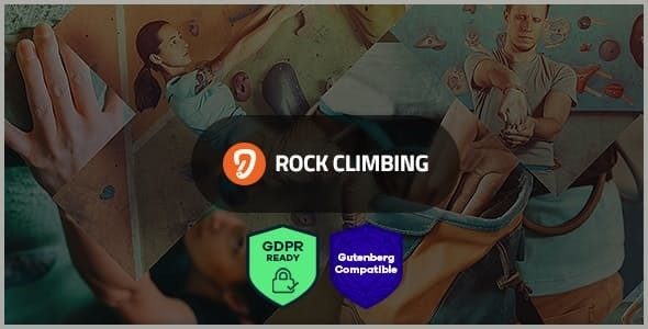 Tema Rock Wall Climbing - Template WordPress
