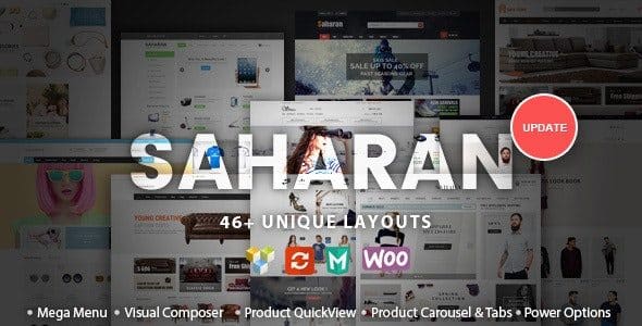Tema Saharan - Template WordPress