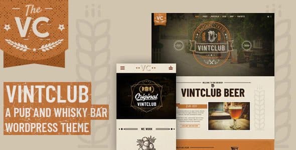 Tema Vintclub - Template WordPress