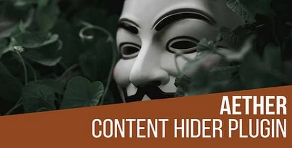 Plugin Aether Content Hider - WordPress