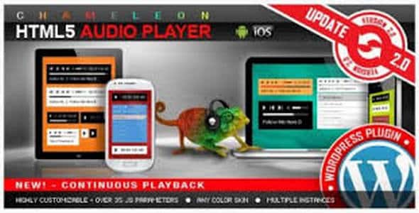 Plugin Chameleon Audio Player for WPBakery Page - WordPress