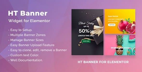 Plugin Ht Banner for Elementor - WordPress
