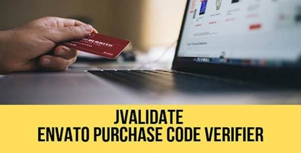 Plugin Jvalidate Envato Purchase Code Verifier - WordPress