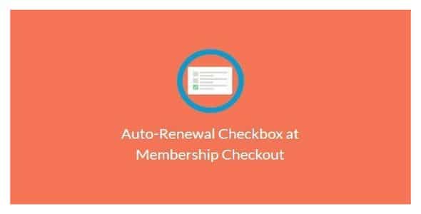 Plugin Paid Memberships Pro Auto-Renewal Checkbox - WordPress