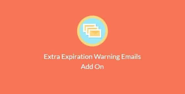 Plugin Paid Memberships Pro Extra Expiration Warning Emails Add On - WordPress