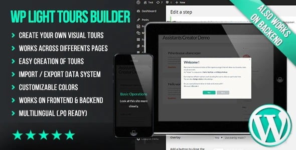 Plugin WP Light Tours Builder Flat Tour - WordPress