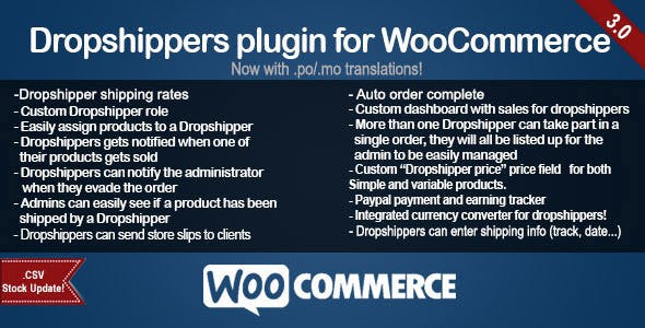 Plugin WooCommerce Dropshippers - WordPess