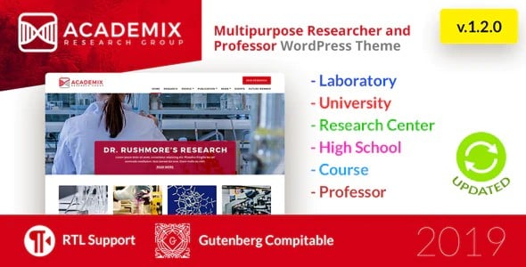 Tema Academix - Template WordPress