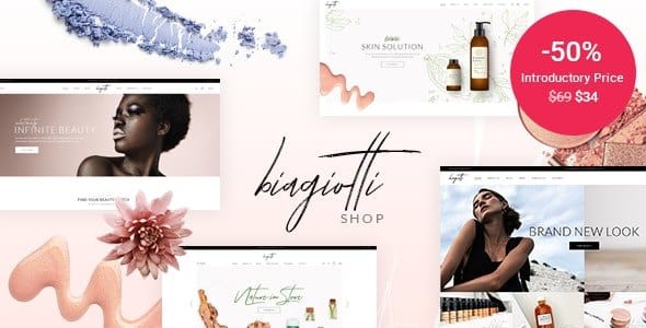 Tema Biagiotti - Template WordPress