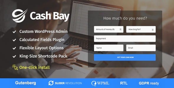 Tema Cash Bay - Template WordPress