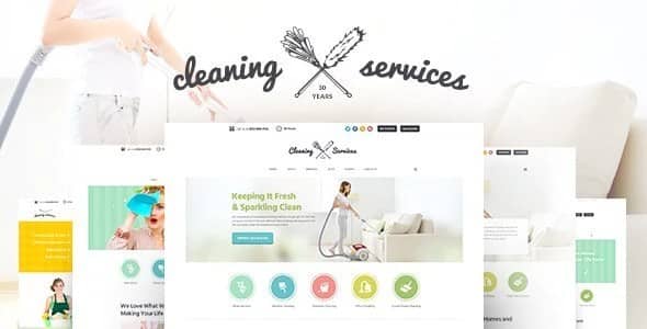 Tema Cleaning Company Ancorathemes - Template WordPress